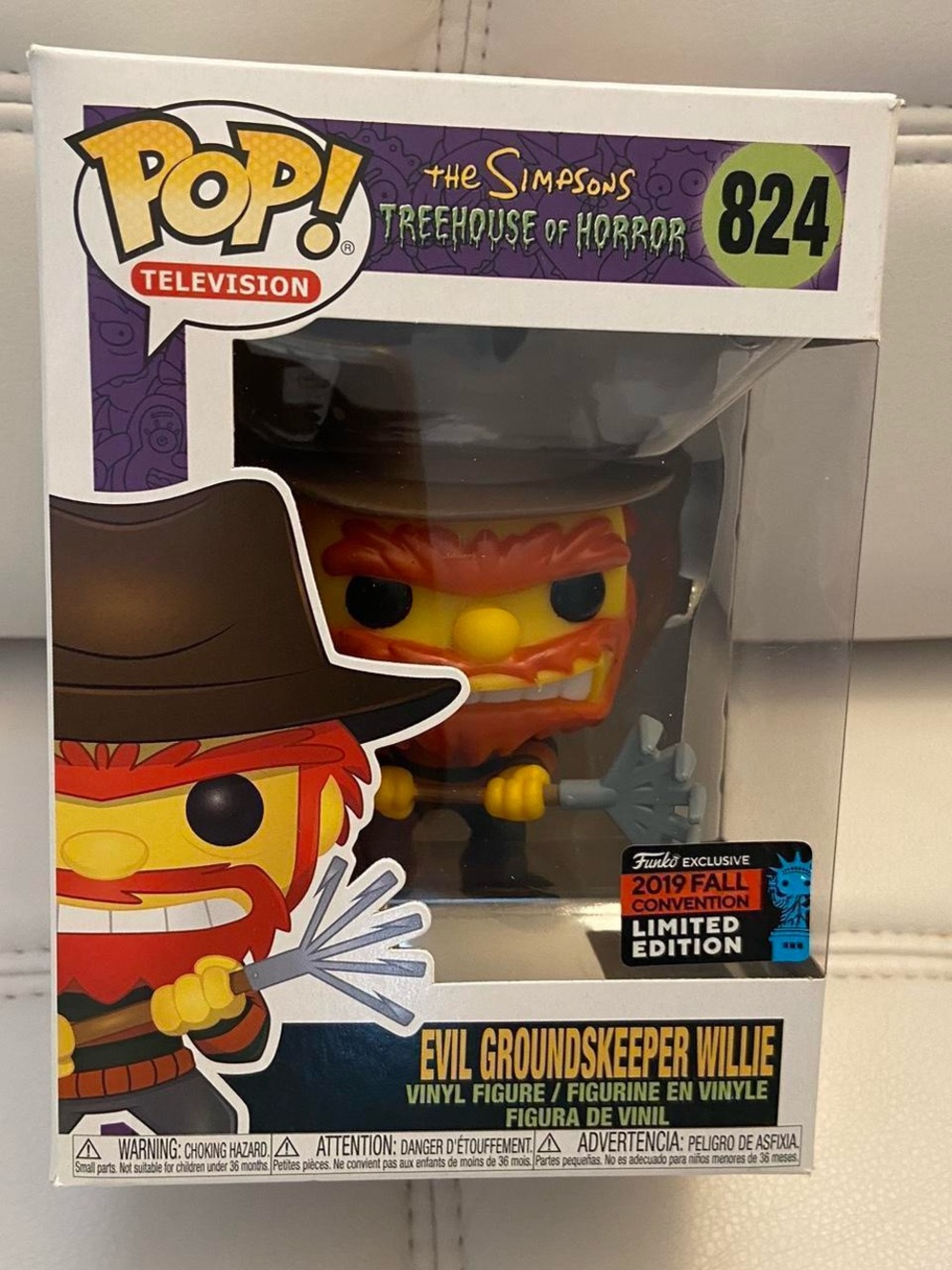 Evil Groundskeeper Willie The Simpsons Treehouse of Horror Funko Pop 824